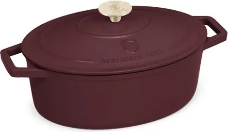 BerlingerHaus Ovális öntöttvas pecsenyesütő (4,65 L) Leonardo Collection BH/6543