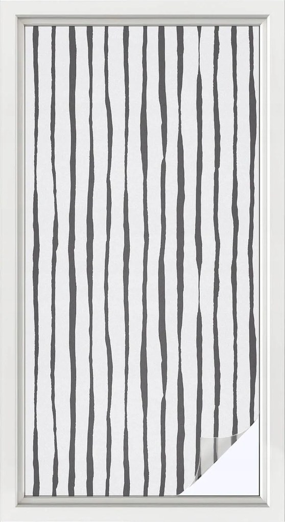 Öntapadós Ablak furnér Adatvédelem Függőleges csíkok 50x100