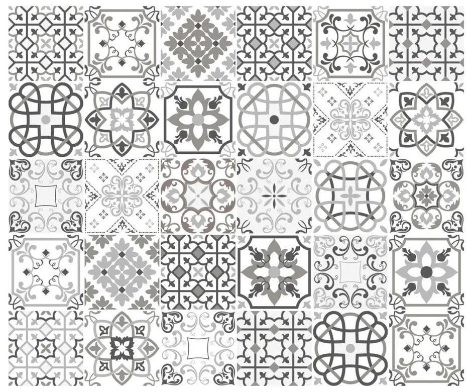 Bari 30 db-os dekoratív falimatrica szett, 10 x 10 cm - Ambiance
