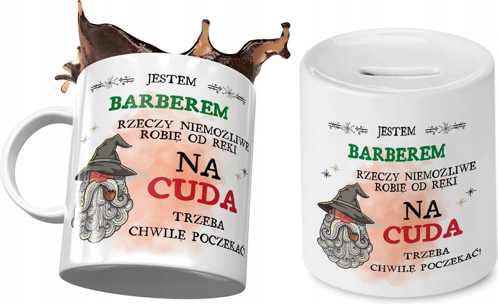 Barbera Bögre Ajándék persely szett fényképes nyomtatással