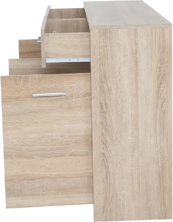 Komód 3D2S, sonoma tölgyfa, TEYO