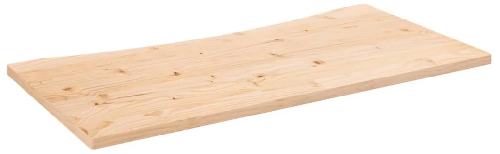 tömör fenyőfa asztallap 100 x 50 x 2,5 cm