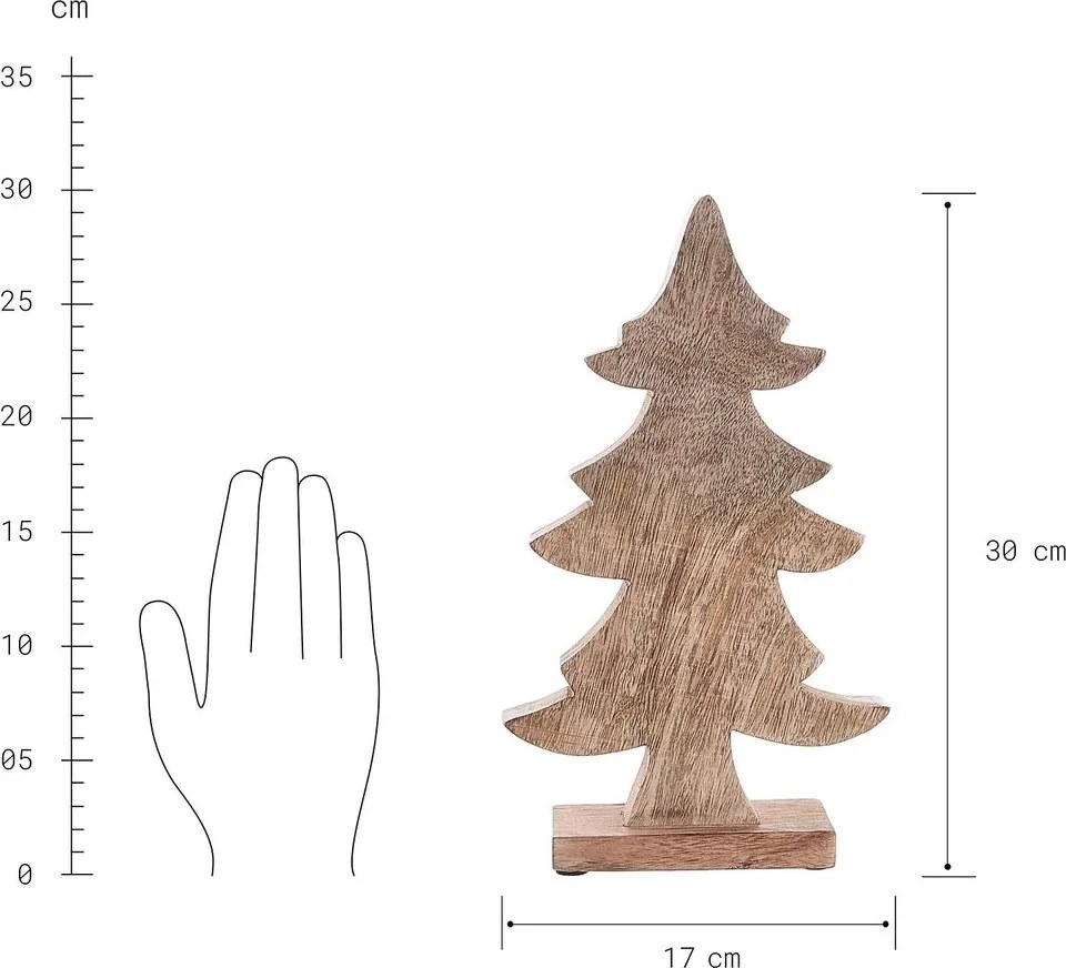 FOREST fenyőfa talpon, mangófa 30cm