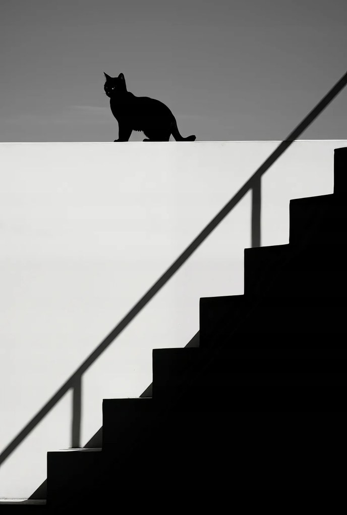 Poszter 61x90,5cm Sziluett és szimmetria