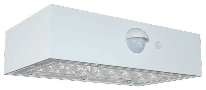 LED Napelemes érzékelős fali lámpa LED/3W/3,7V 3000K/4000K IP65 fehér
