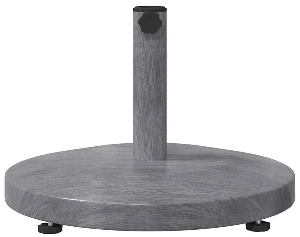 Kültéri Napernyő Tartók Sötét fa 48 x 48 x 32 cm Acél, Beton
