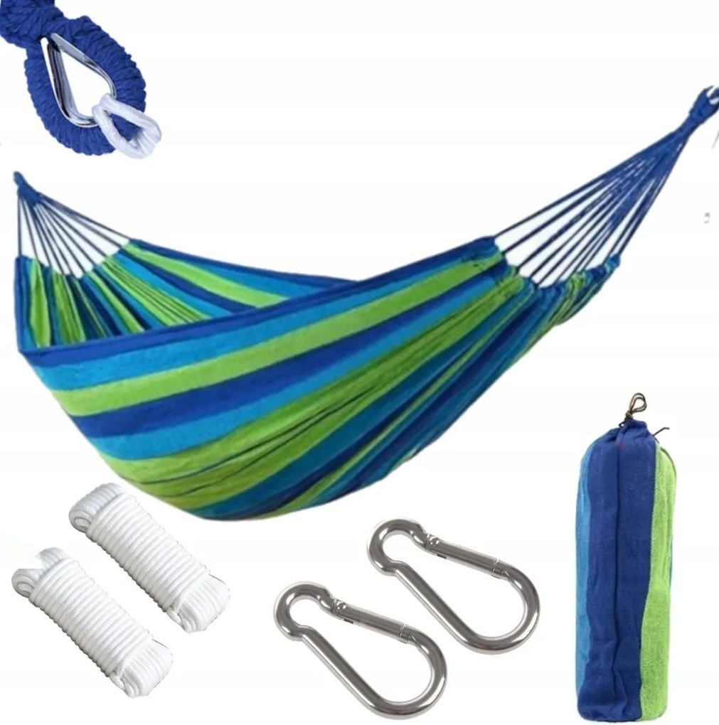 KX5976 Egyszemélyes függőágy 200x100 erősített égbolt