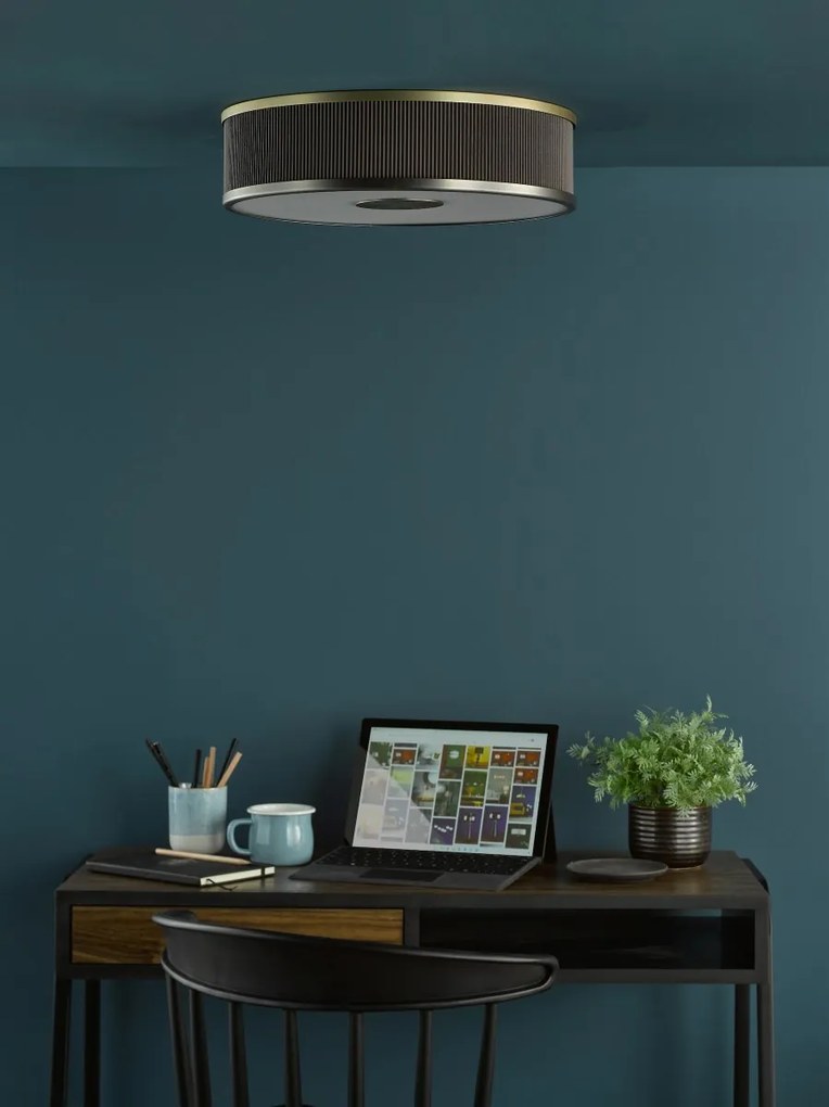 Dar Lighting modern mennyezeti lámpa alvaro antik bronz daralv5239
