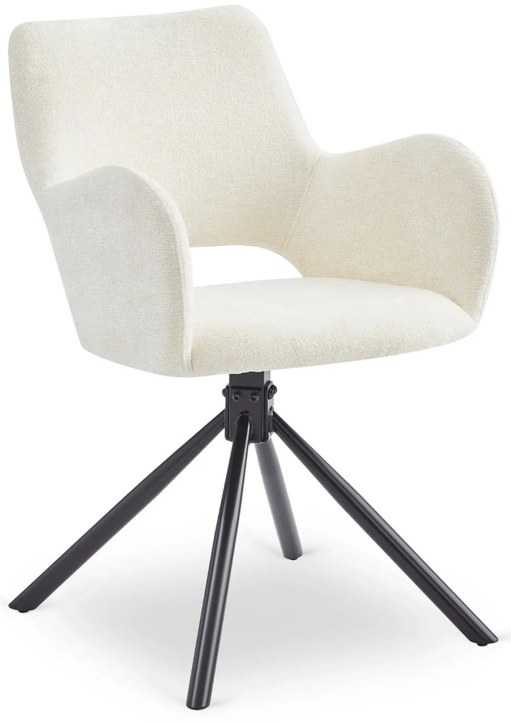 Étkezőszék FLAV, krémszínű