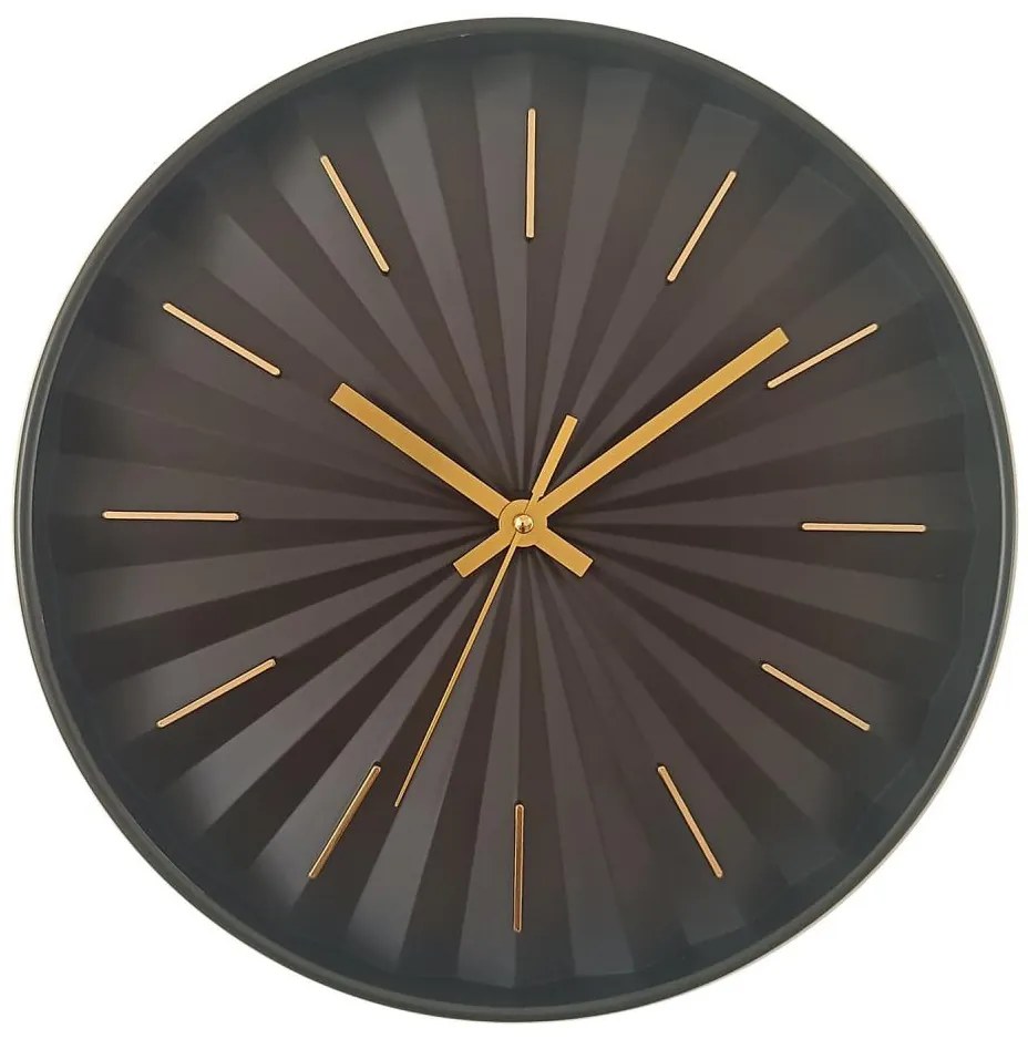 Globo B992533 - Falióra Ø 30,5 cm 1xAA fekete