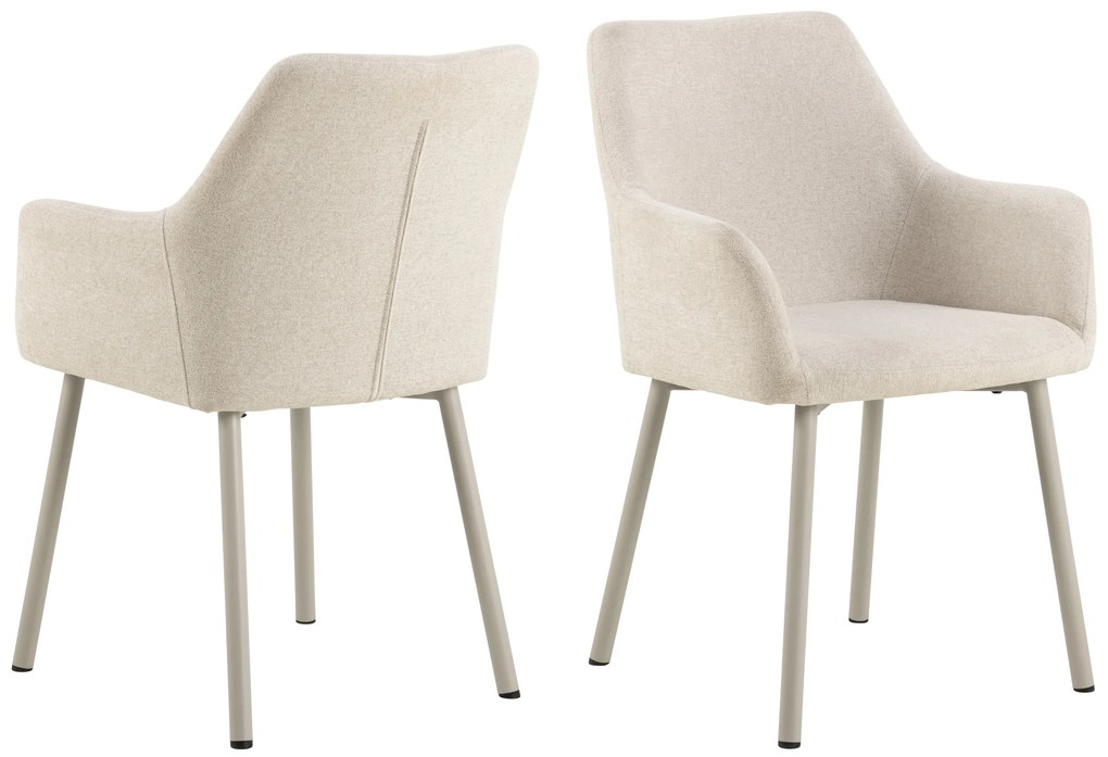 MAZZONI EXPORT VERA Bézs (Apia 453 szövet) / szürke-bézs váz (cashmere) - MODERN KÁRPITOZOTT CHENILLE KAGYLÓSZÉK STÍLUSÚ NAPPALIBA/ÉTKEZŐBE