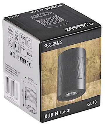 Polux RUBIN ROMB 319838 Felületi spotlámpa max 10W LED IP20