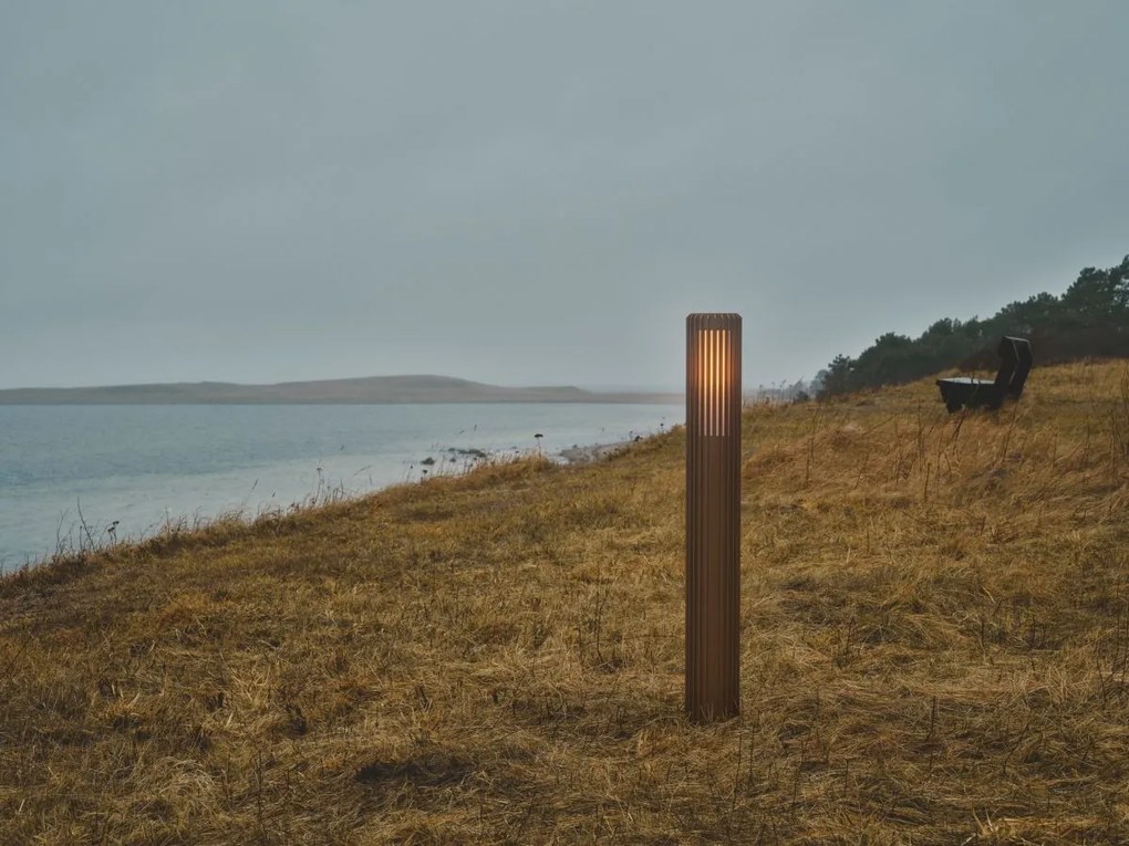 Nordlux modern skandináv kültéri állólámpa aludra barna nor2118038261 IP44