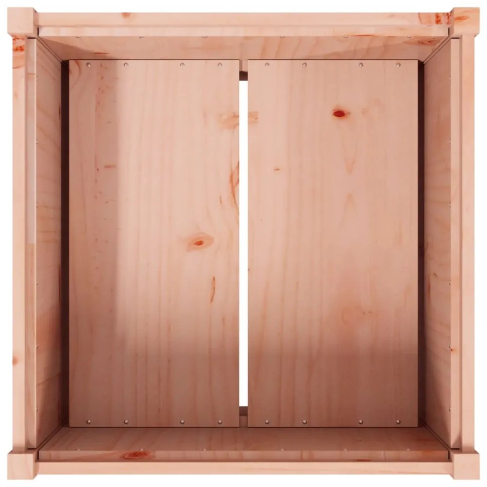 tömör duglászfenyő kerti virágláda 70 x 70 x 70 cm