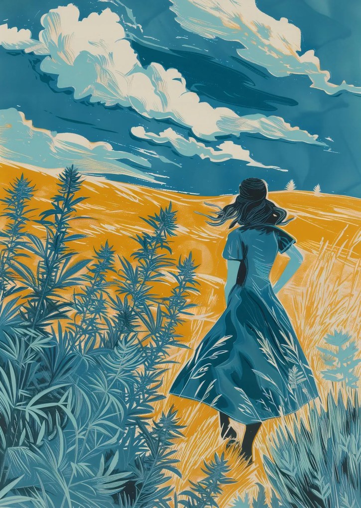 Poszter 67,5x95cm Utazás a mezőkön át