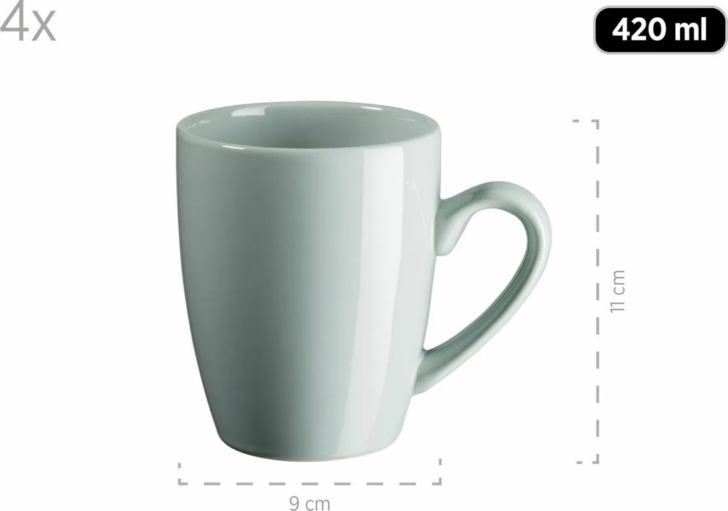 Mäser 16 darabos étkészlet PASTEL SELECTION –mentol