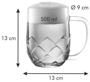 Tescoma myBEER Korsó Lupulus, 0,5 l