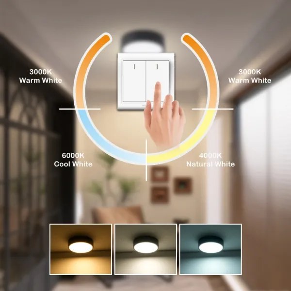 Brilagi - POOL LED mennyezeti lámpa 18W/230V 3000/4500/6000K Ø 20 cm fekete