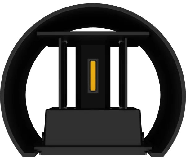 APLED - LED Kültéri fali lámpa OVAL 2xLED/3W/230V IP65