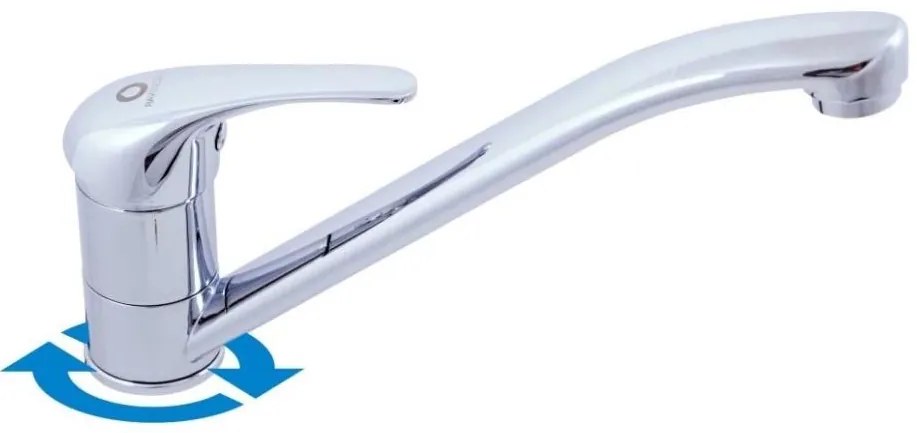 RAV Slezák SA005.0 - Mosogató csaptelep SAZAVA 11,7 cm fényes króm