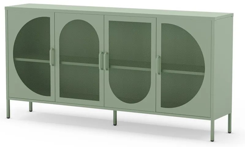 Mentazöld komód 160x90 cm Tayra – Marckeric