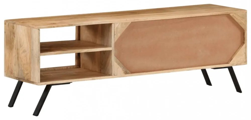 tömör mangófa TV-szekrény 110 x 30 x 40 cm