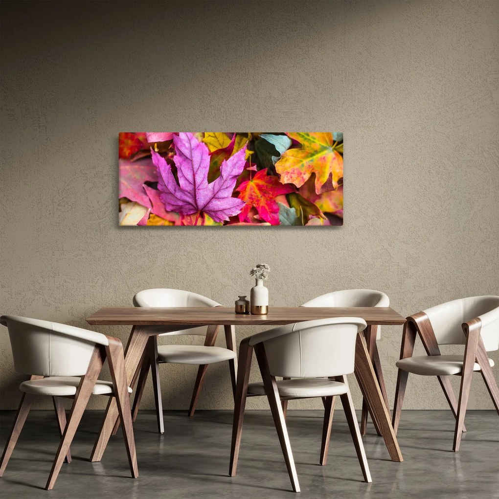 Kép - őszi levelek (120x50 cm)
