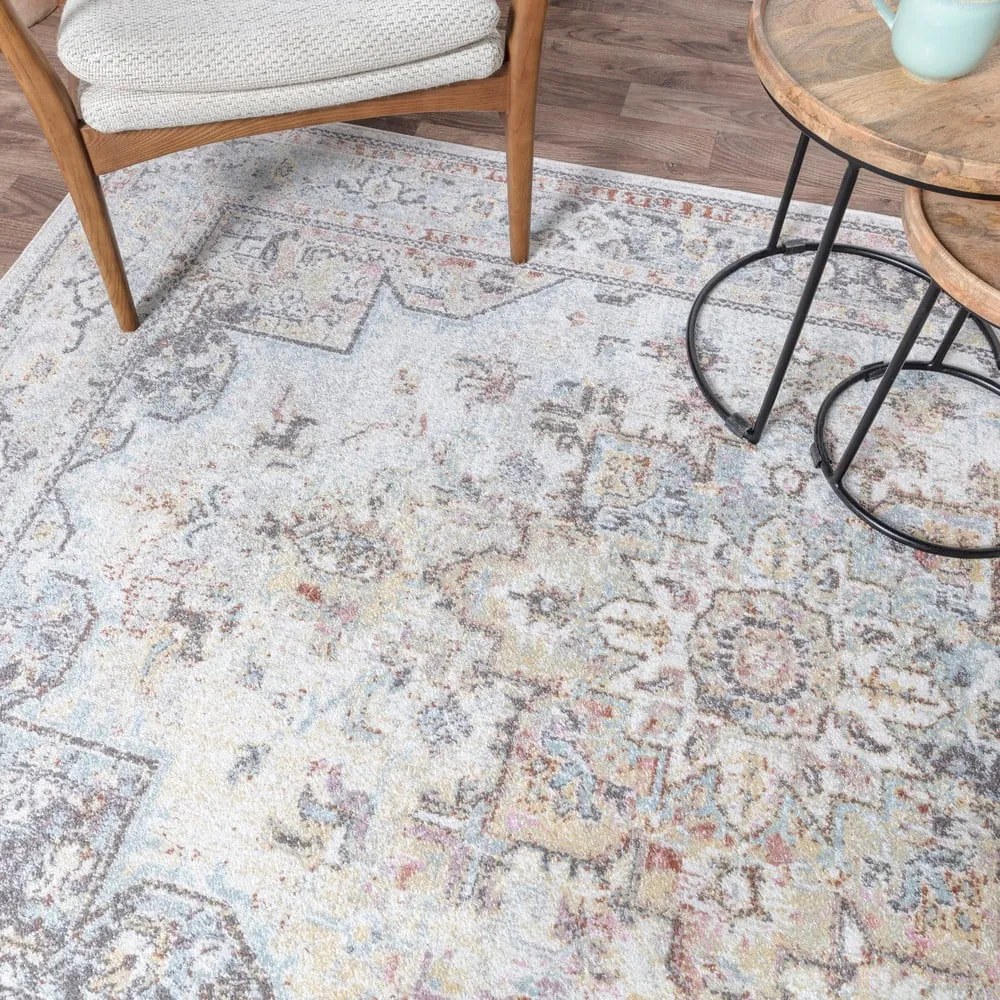 Krémszínű szőnyeg 200x290 cm Flores – Asiatic Carpets