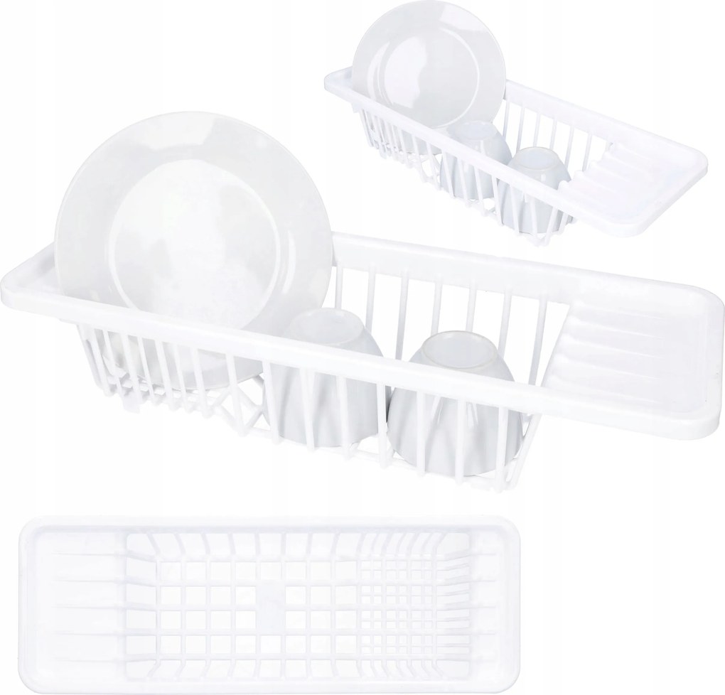 Edénycsepegtető mosogató szárító rendszerező fehér