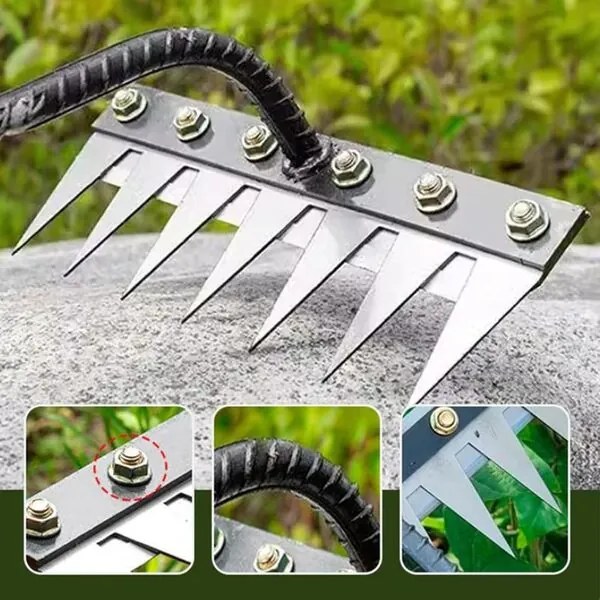 Többfunkciós kerti szerszám a talaj karbantartásához