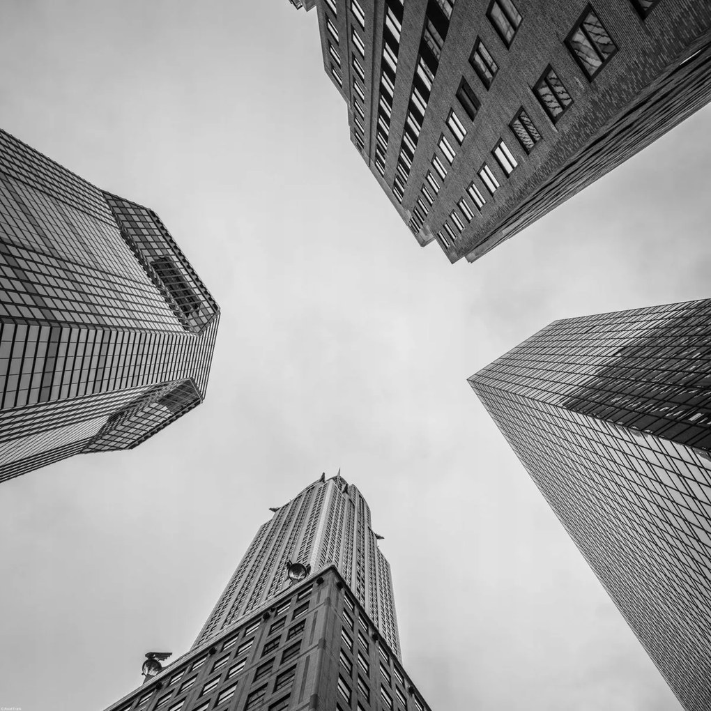 Poszter 60x60cm Chrysler Building New York 10, Assaf Frank