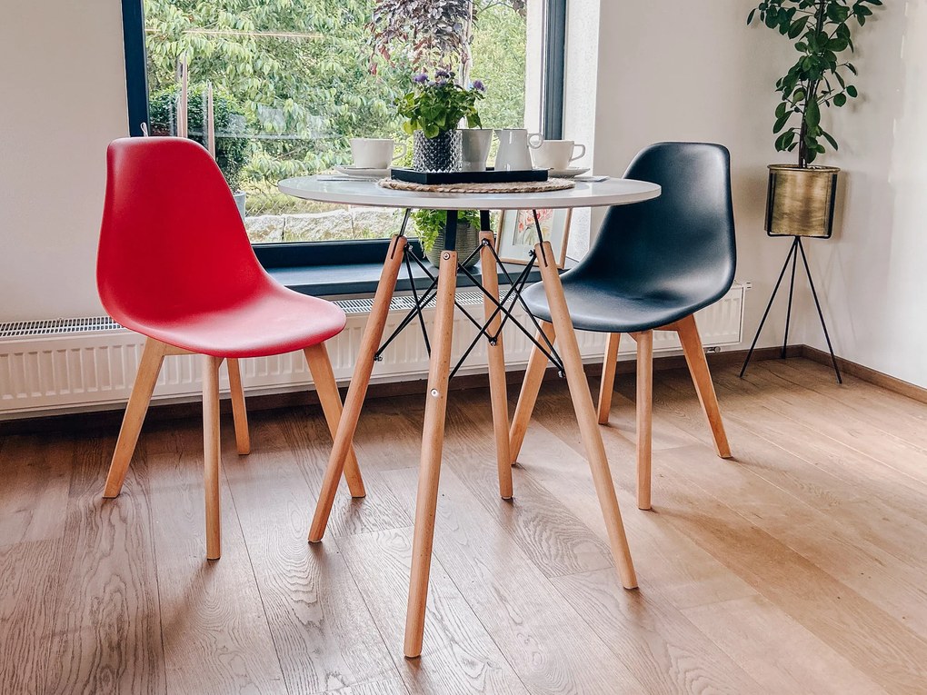 4 darabos KITO fekete étkezőszék készlet