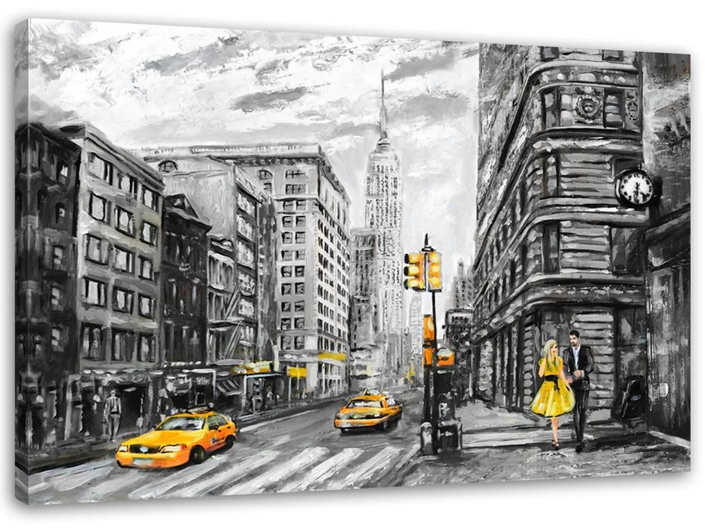 Gario Vászonkép Utca New Yorkban Méret: 90 x 60 cm