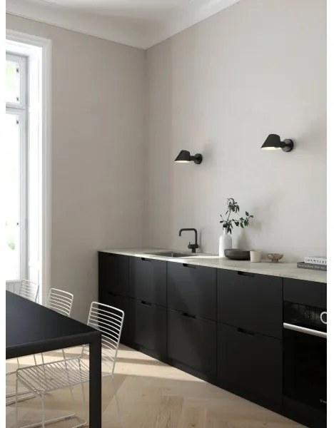 Nordlux - Fali lámpa STAY 1xE27/60W/230V fekete