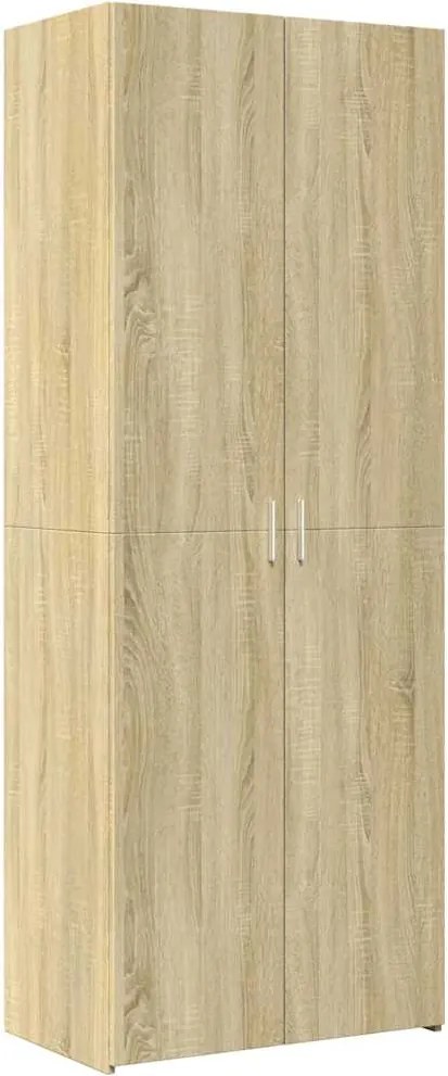 vidaXL sonoma tölgy színű szerelt fa magasszekrény 70 x 42,5 x 185 cm