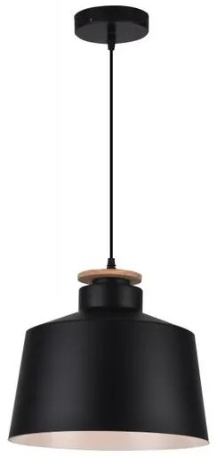 Lámpa Mennyezeti lámpatest MARGUS ,2911,AC220-240V,50/60Hz,1*E27,IP20,átmérő 30cm,egyes,fekete