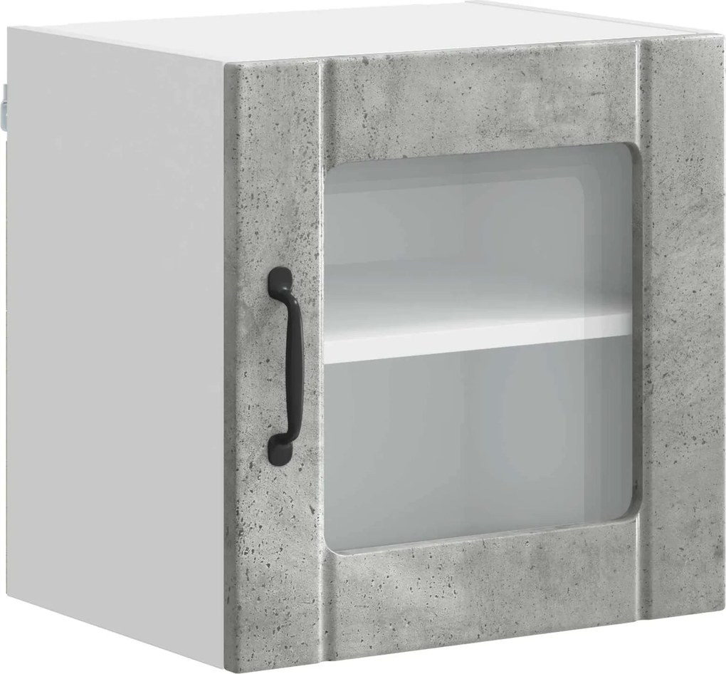 vidaXL Konyhaszekrény Lucca Beton Szürke 40 x 31 x 40 cm Faanyag