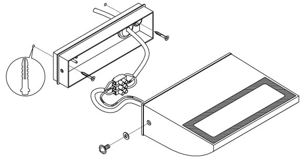 Eglo 99578 - LED Kültéri fali lámpa SORRONARO LED/10,5W/230V IP44