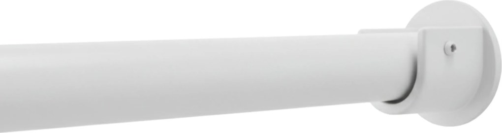 Fém Üreges Függönykarnis 19 mm Fehér, kerekek nélkül 120 cm