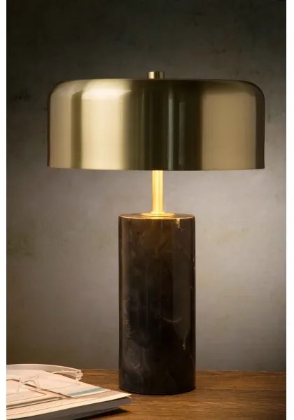 Lucide 34540/03/30 - Asztali lámpa MIRASOL 3xG9/7W/230V fekete/arany