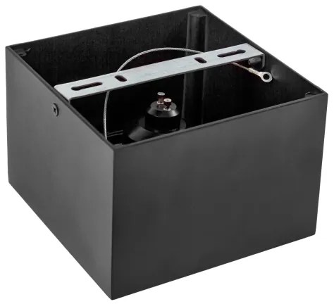 Spotlámpa CHLOE AR111 1xGU10/50W/230V szögletes fekete