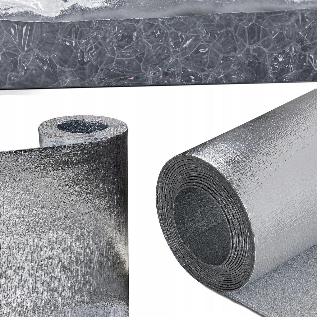 Habszivacs hőszigetelő szőnyeg kettős fémezés lakóautók párazárás