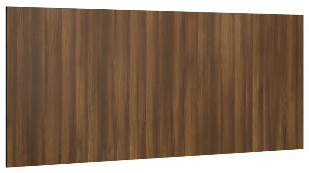barna tölgy színű szerelt fa ágyfejtámla 200x1,5x80 cm