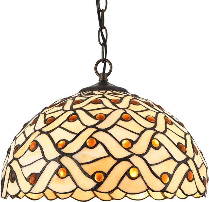 Prezent TIFFANY XVIII. 223 Függőlámpa 2x60W/E27 IP20