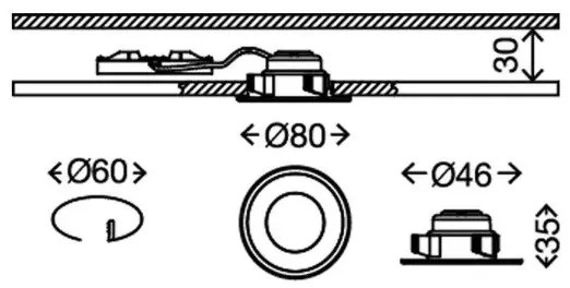 Briloner 7197-036-KÉSZLET 3x LED Dimmelhető fürdőszobai lámpa LED/4,5W/230V IP44