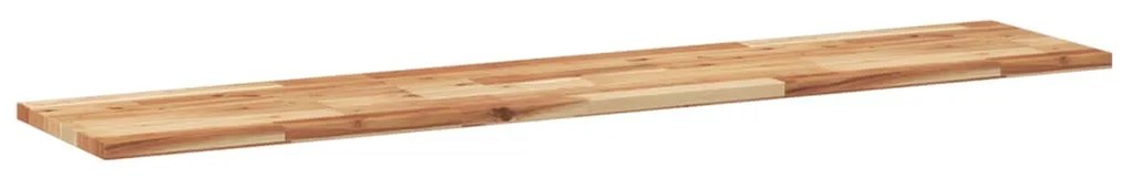 2 db olajbevonatú tömör akácfa függőpolc 140 x 30 x 2 cm
