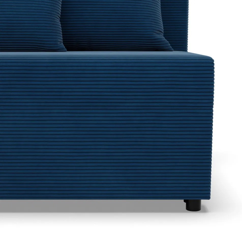 Nobu kanapé, kordbársony, kék