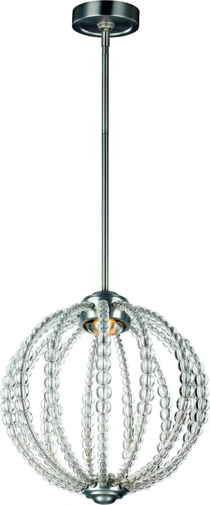 Feiss glamour kristály LED függeszték oberlin nikkel elsfe-oberlin-p-s