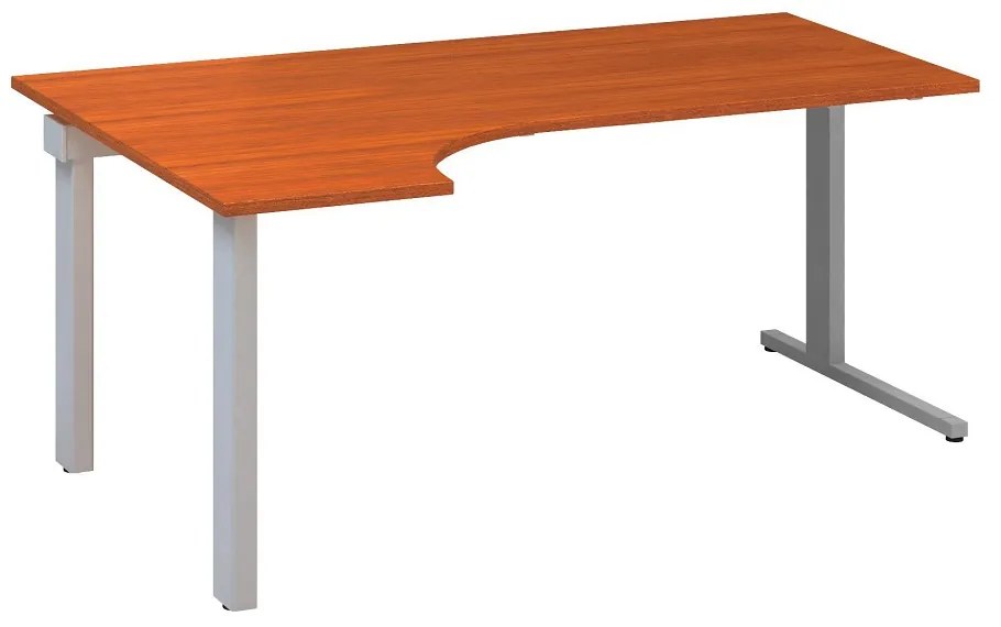 ProOffice C ergonomikus asztal 180 x 120 cm, bal, cseresznye