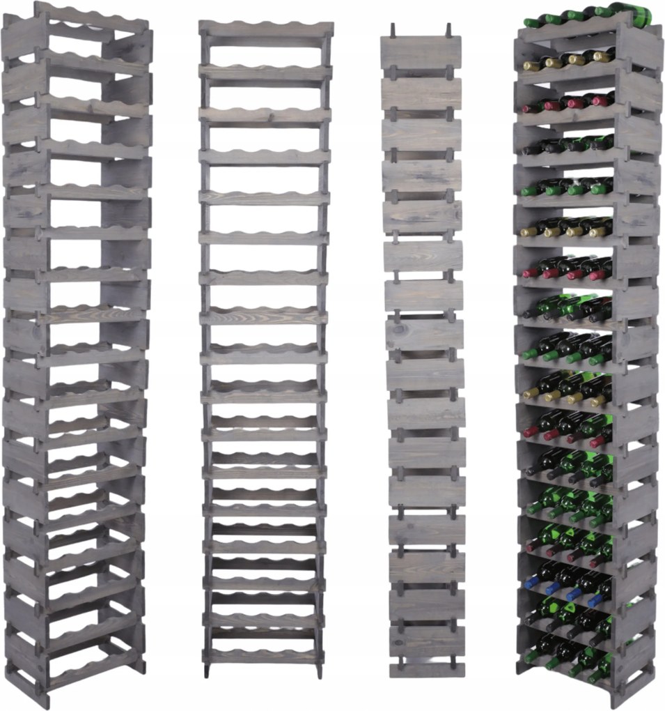 Bortartó állvány moduláris palacktartó állvány 17x4 68 cipő szerelés szerszámok nélkül